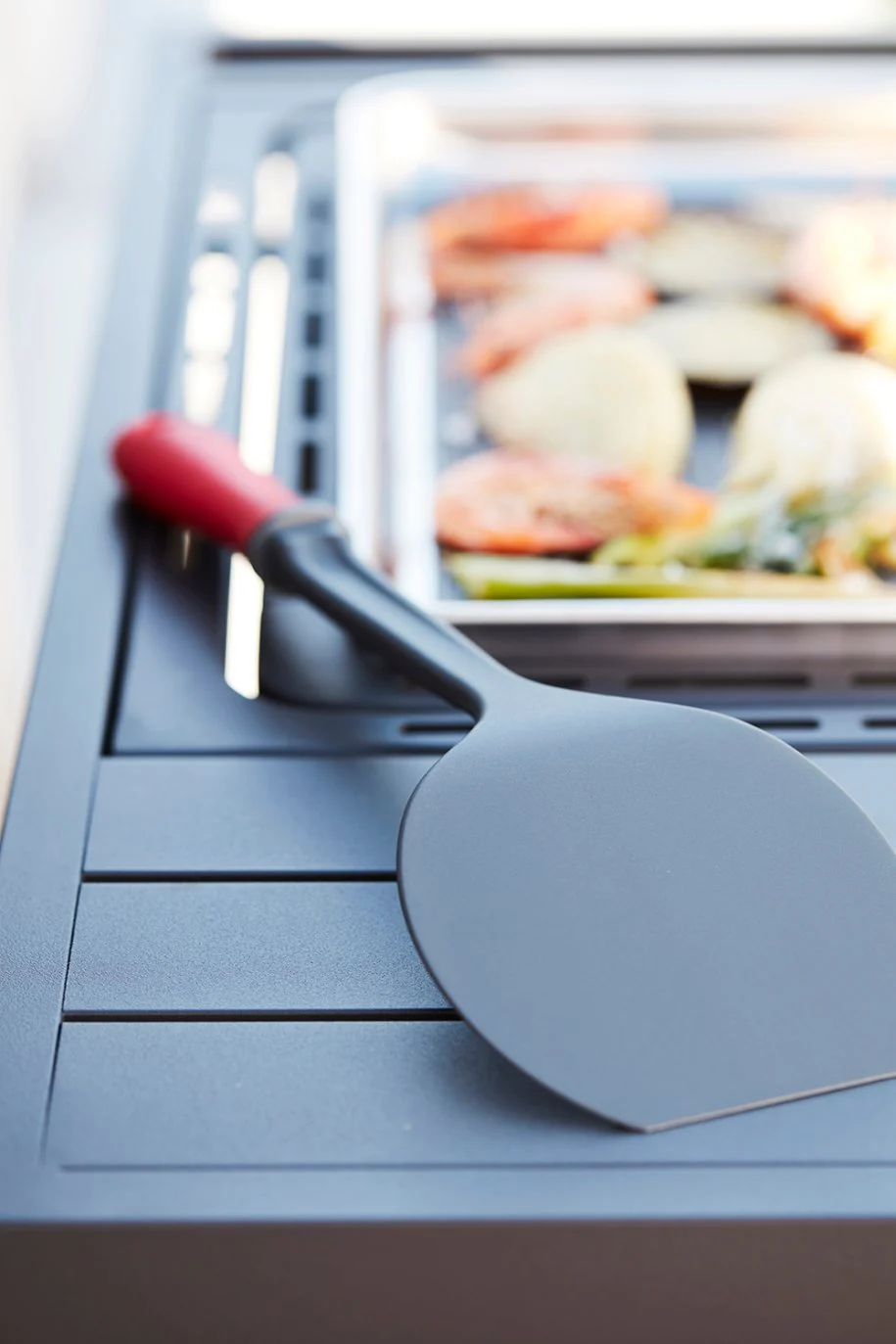 Plancha spatule anti-griffe en nylon rouge - Image 11