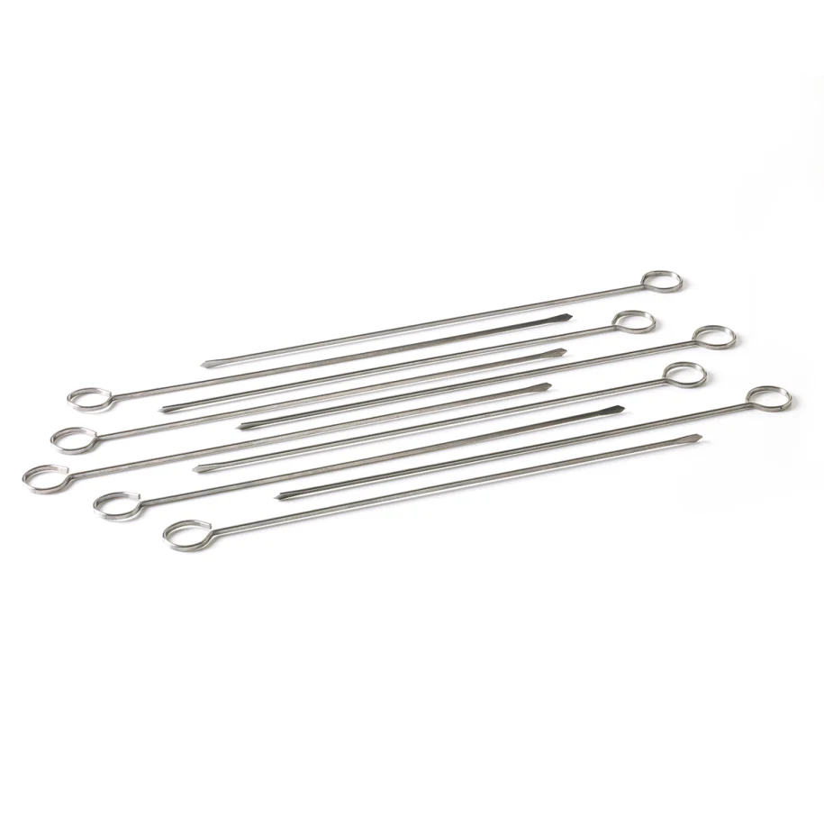 Set de 10 brochettes en inox - Image 3