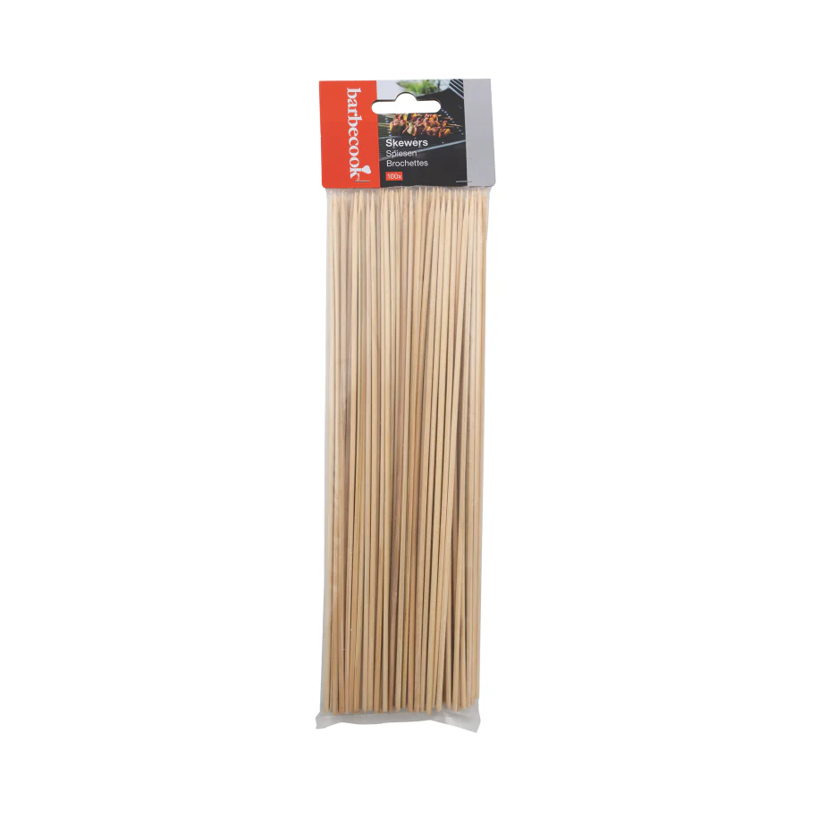 Set de 100 brochettes en bambou - Image 3