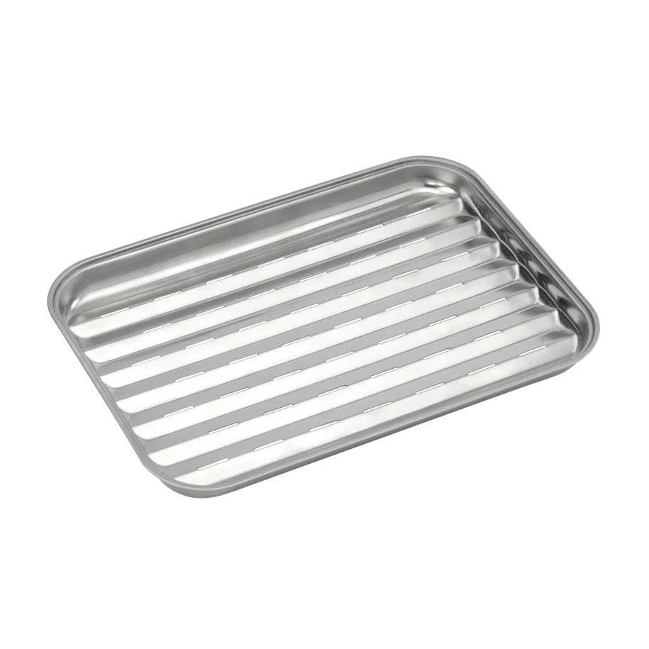 Plateau à griller réutilisable en inox - Image 2
