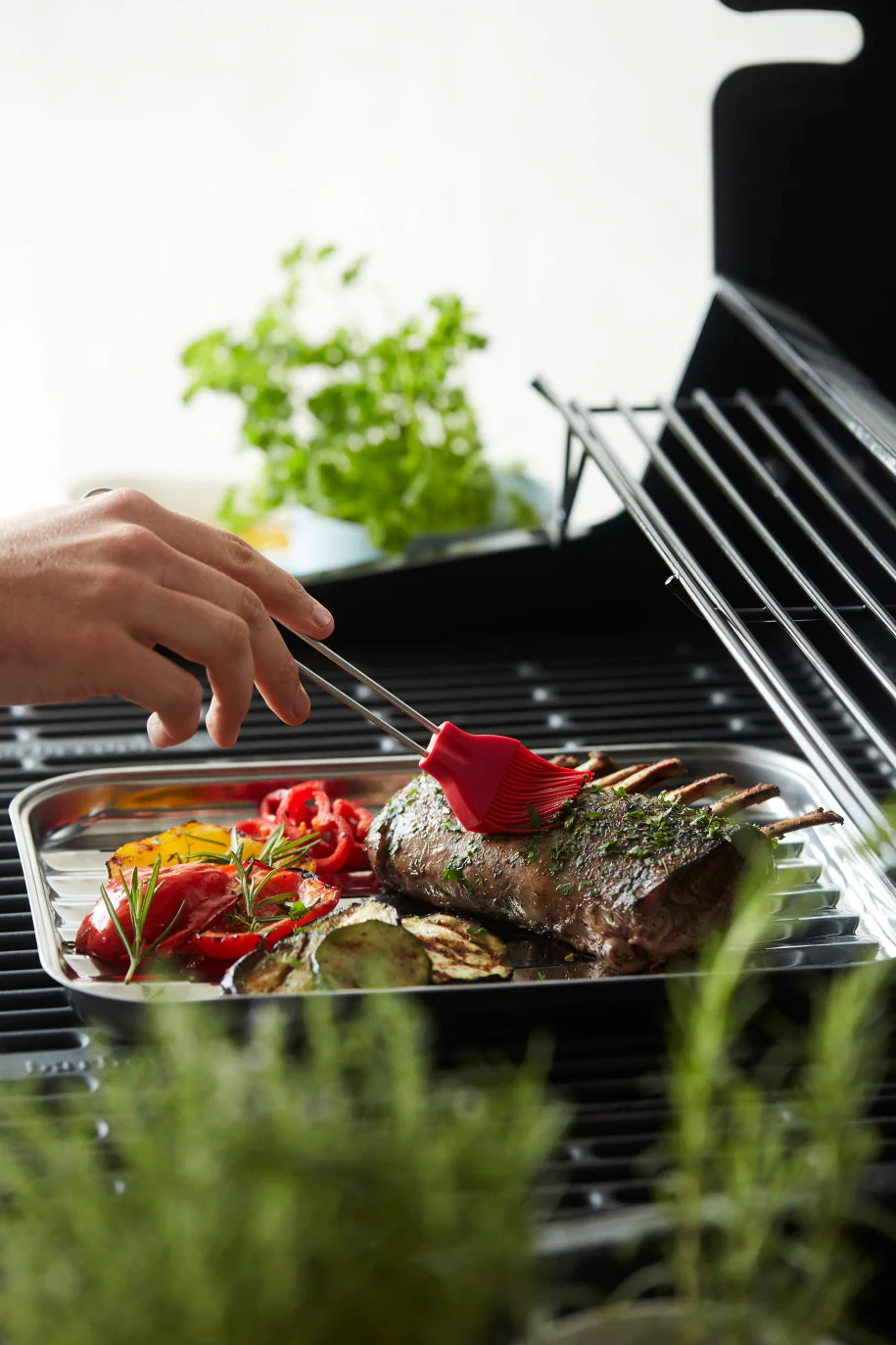 Plateau à griller réutilisable en inox - Image 3