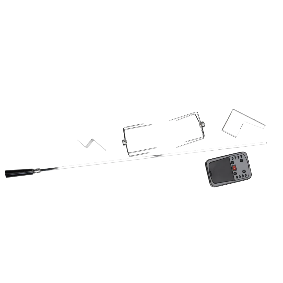 Set rôtisserie universel pour barbecue à gaz