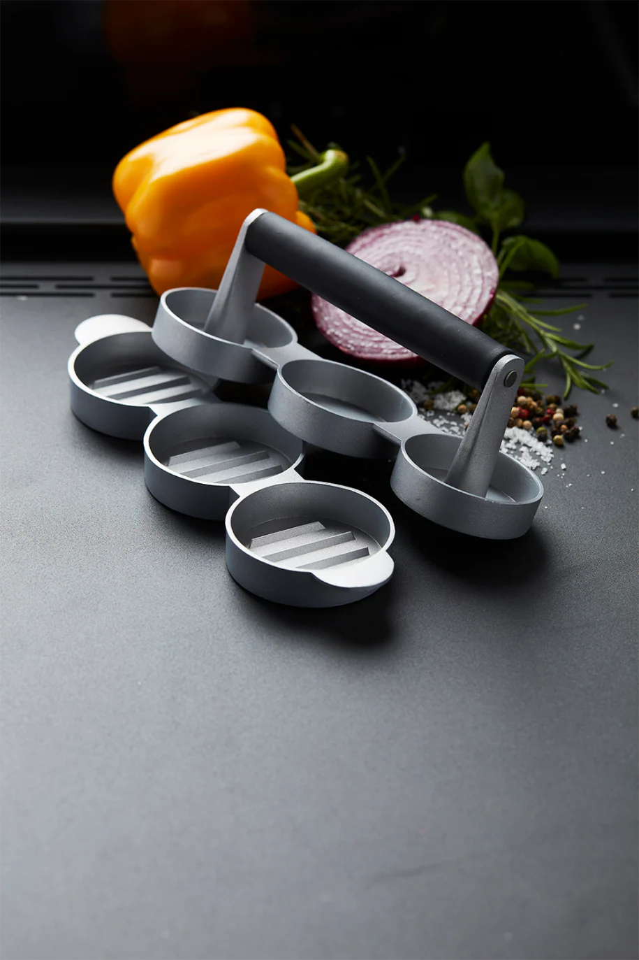 Mini presse à hamburger pour 3 hamburgers - Image 7