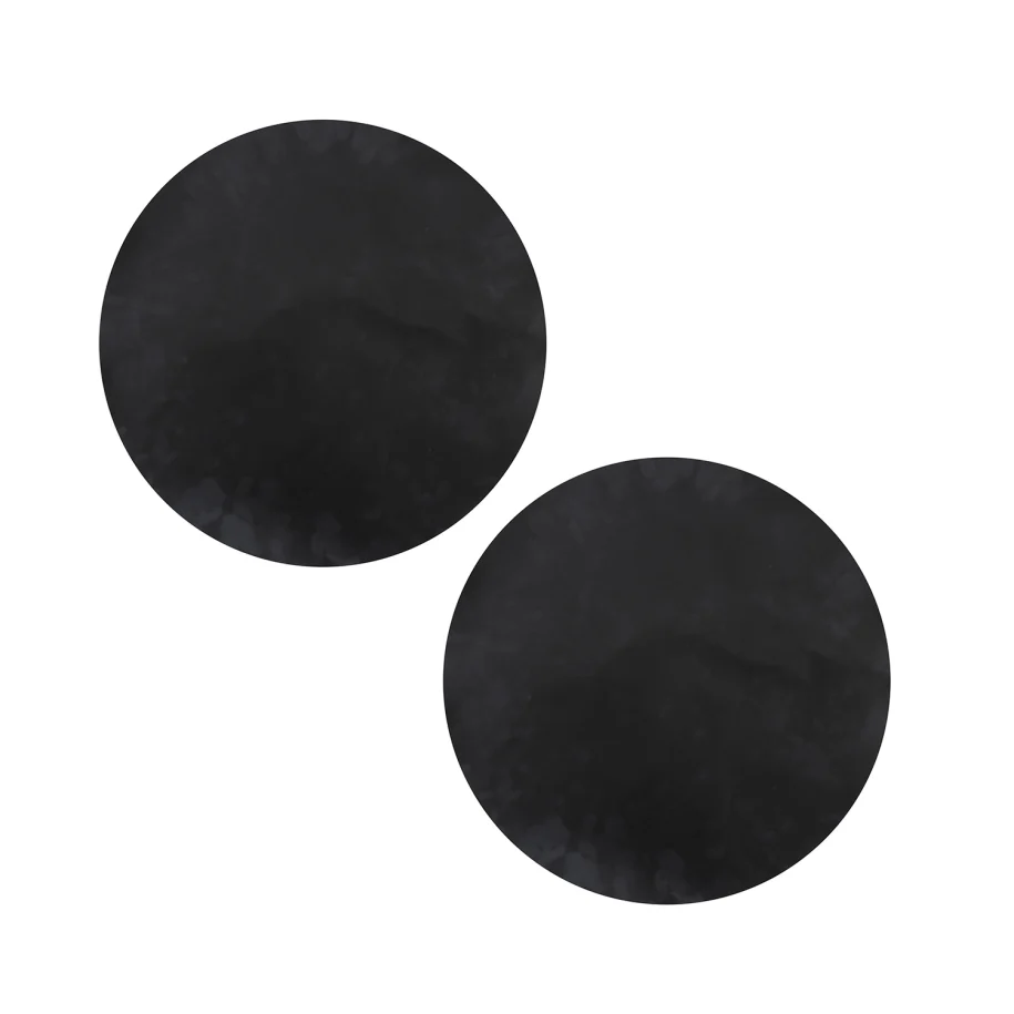 Set de 2 Premium tapis de grille noir Ø 32cm - Image 3