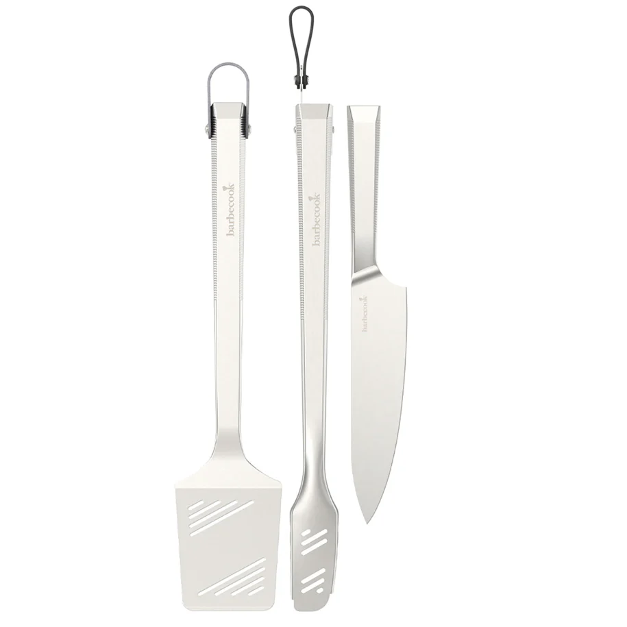 Set premium avec spatule, couteau et pinces