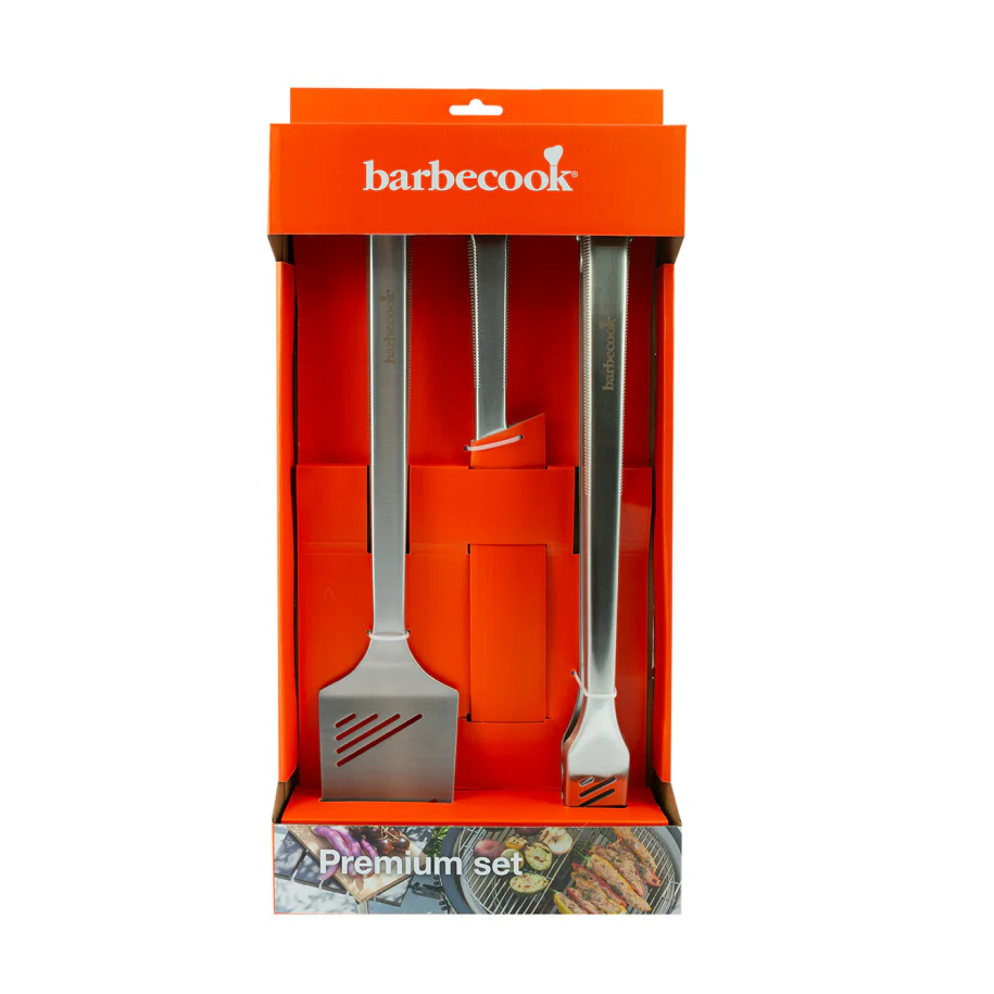 Set premium avec spatule, couteau et pinces - Image 5